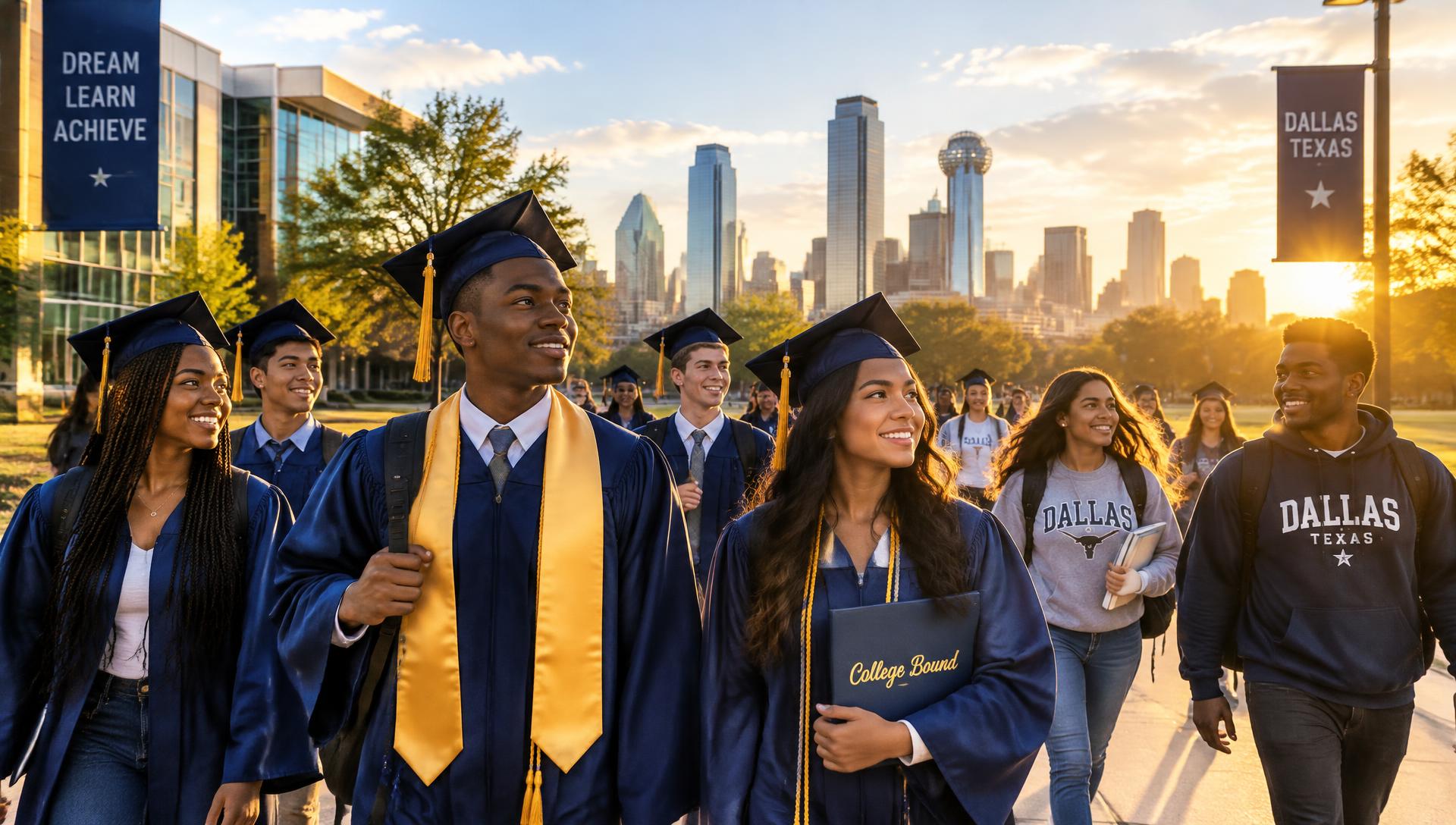 Gilliam scholars walking to college